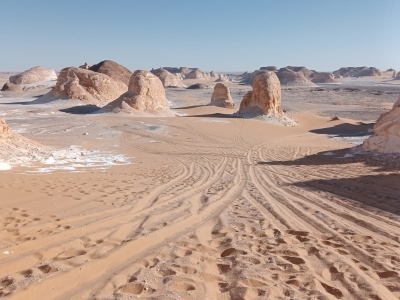 Baharya oasis white and black desert